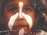 Face of Aboriginal boy