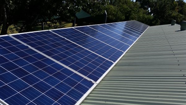 Cooper Park Community Hall Solar Install Photo