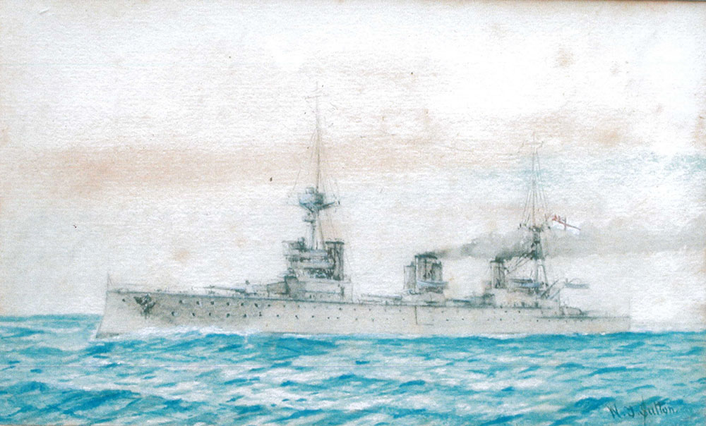 illustration of HMS New Zealand