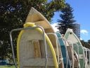 Dinghy storage at Steyne Park