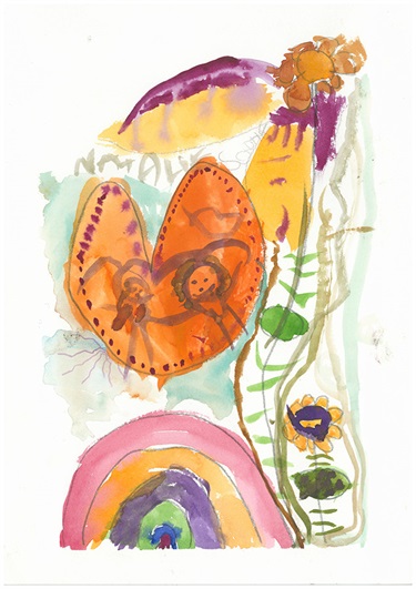 Watercolour Heart by Natalie Webb