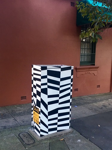 Gabrielle Smith's 'Dazzle'. Corner of Adelaide Street and Edgecliff Road, Woollahra