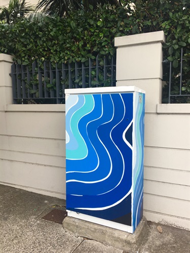 Mel O'Dell's 'Flowing'. Corner of Cranbrook Road and New South Head Road, Rose Bay