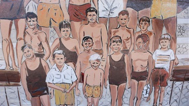 Murray Rose Pool murals