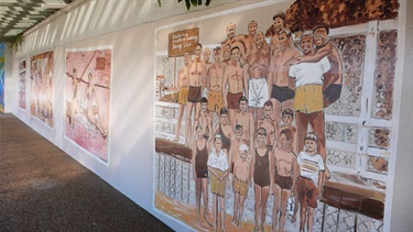 Murray Rose Pool murals