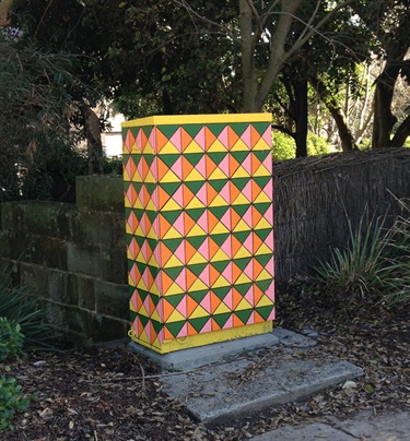Stephanie Peters' 'Pieced Together'. Vaucluse Road/New South Head Road, Vaucluse.