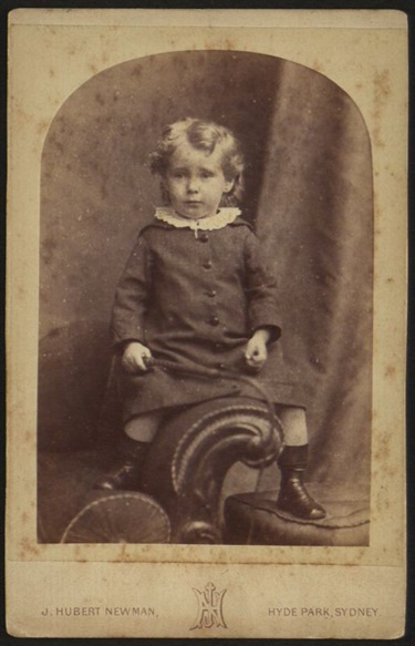 Leo Whitby Robinson as a child