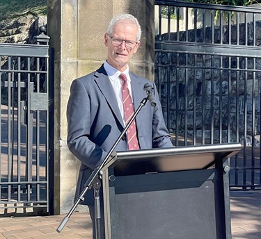 Guest speaker Dr Andrew Bean, NSW Deputy Chair Royal Australasian College of Surgeons