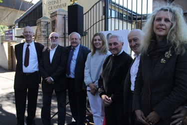 Plaque unveiling - World Heavyweight Championship title fight 1908 - members of the boxing community