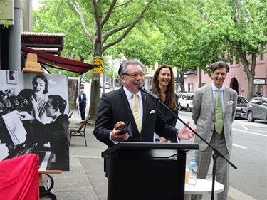 Lyndon Terracini AM, guest speaker at the unveiling