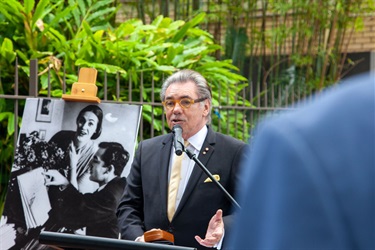 Lyndon Terracini AM, guest speaker at the unveiling