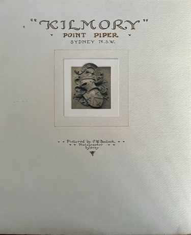 Album of photographs titled 'Kilmory' by photographer C W Bostock