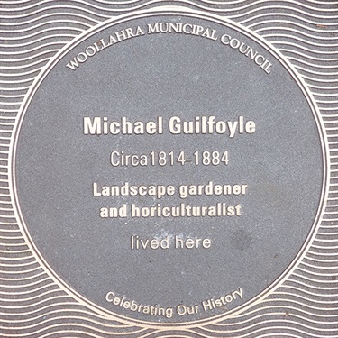 Plaque for Michael Guilfoyle