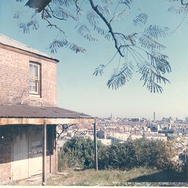 Image from an album of coloured photographs of Edgecliff dating from the mid 1960s - much of this area was extensively redeveloped during the 1970s with the construction of the Edgecliff Centre and the Edgecliff Interchange. Woollahra Libraries Digital Archive PF004610k.