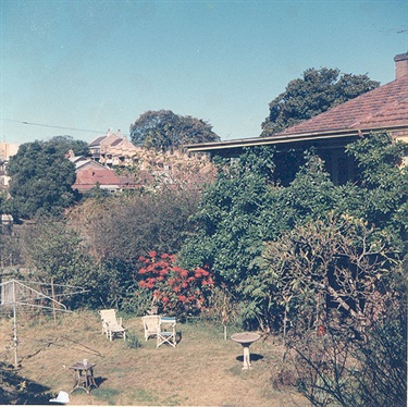 From an album of coloured photographs of Edgecliff dating from the mid 1960s - much of this area was extensively redeveloped during the 1970s with the construction of the Edgecliff Centre and the Edgecliff Interchange. Woollahra Libraries Digital Archive PF004610w.