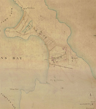 Watsons Bay map 1860
