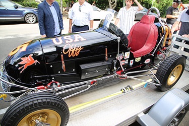 Rod Bowen brought the since famous #75 speedcar that Jeffrey raced and has since been restored