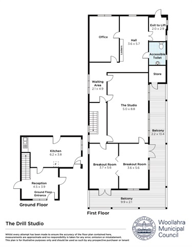 The Drill Studio Floor Map