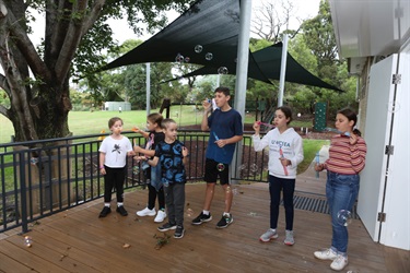 Cooper Park bubbles