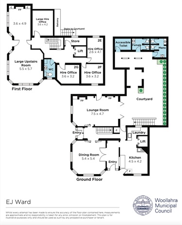 EJWard Paddington Community Centre floorplan