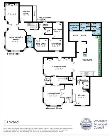 EJWard Paddington Community Centre floorplan
