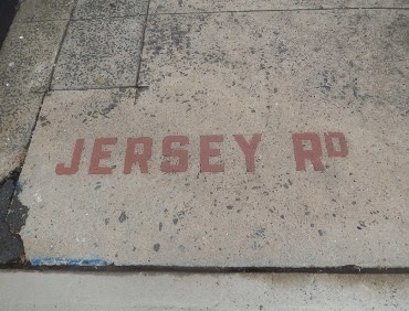 street sign inlays located in Woollahra