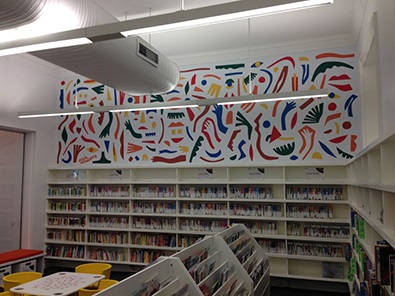 Library Mural Paddington Library - Nadia Hernandez