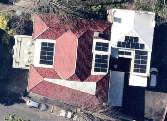 Goethe Solar Panels on roof