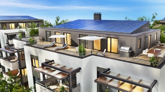 Solar on apartment roof
