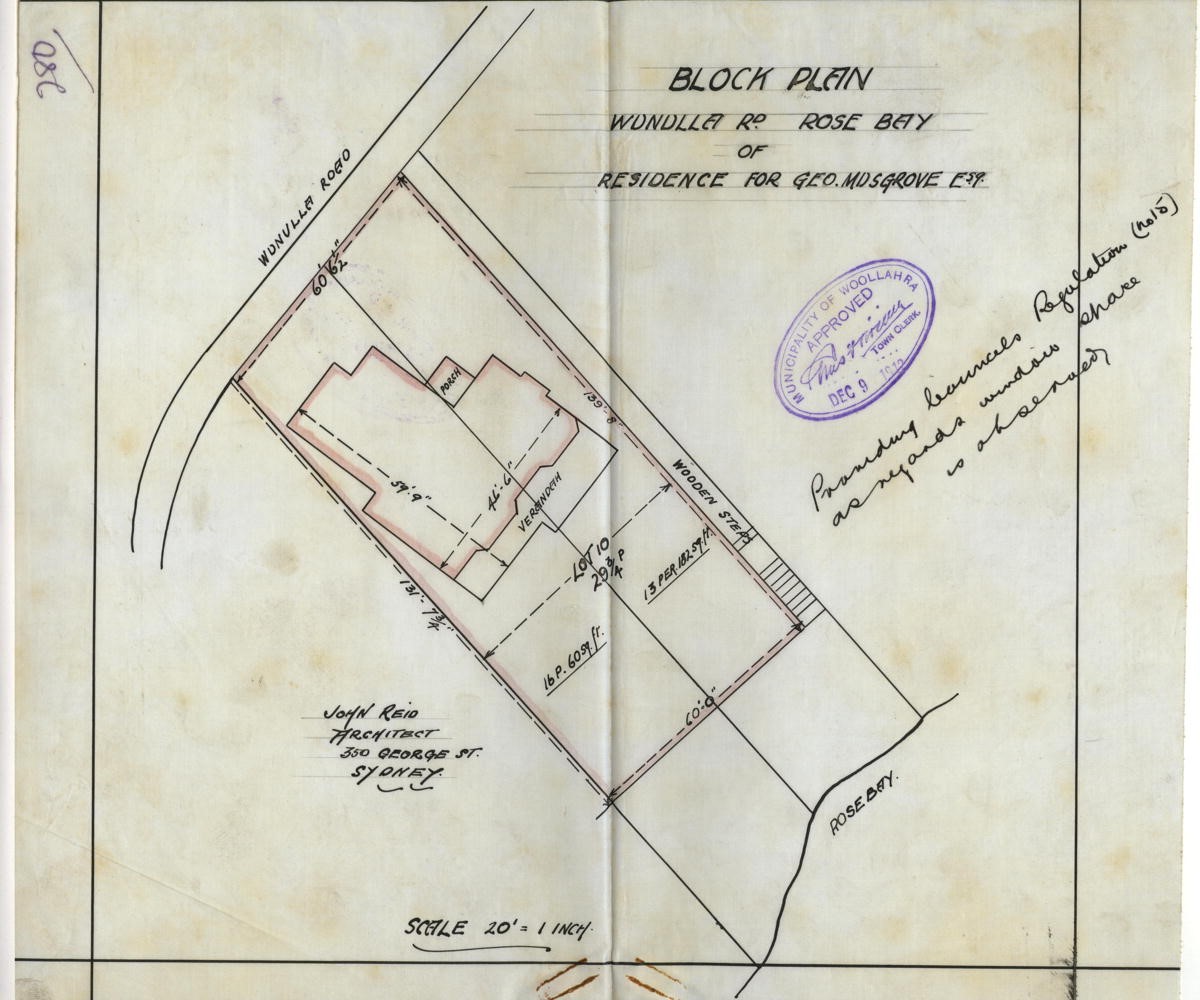 Block Plan from Building Application