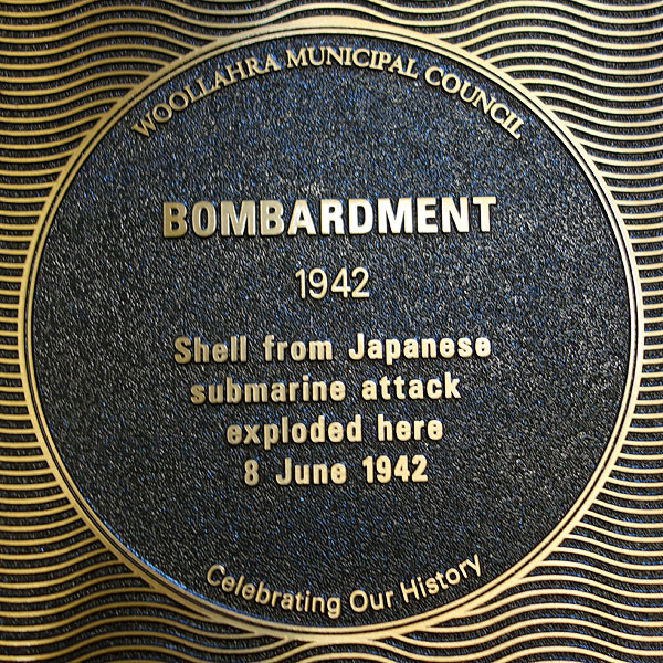 Plaque for Bombardment