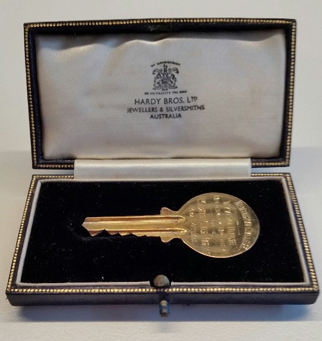 Commemorative key