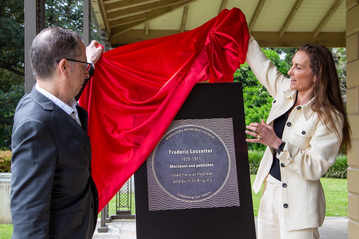 Frederic Lassetter plaque unveiling