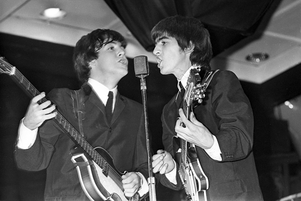 Paul McCartney and George Harrison