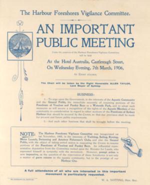 Handbill 1906