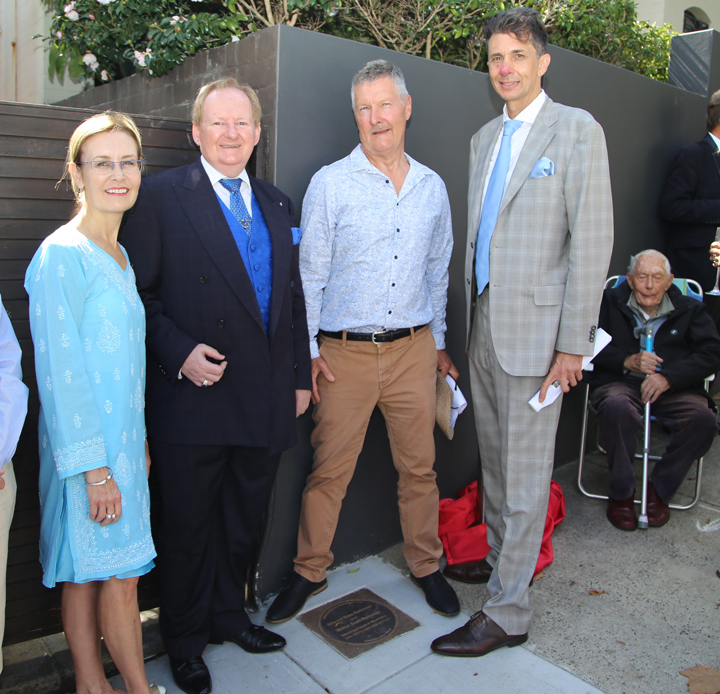 Edward Knox Harkness and Walter Scott Harkness plaque unveiling