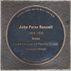 Plaque for John Russell