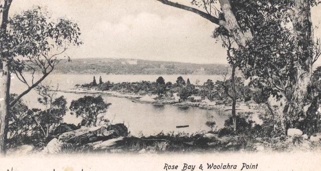 Postcard of Woollahra Point, ca. 1905