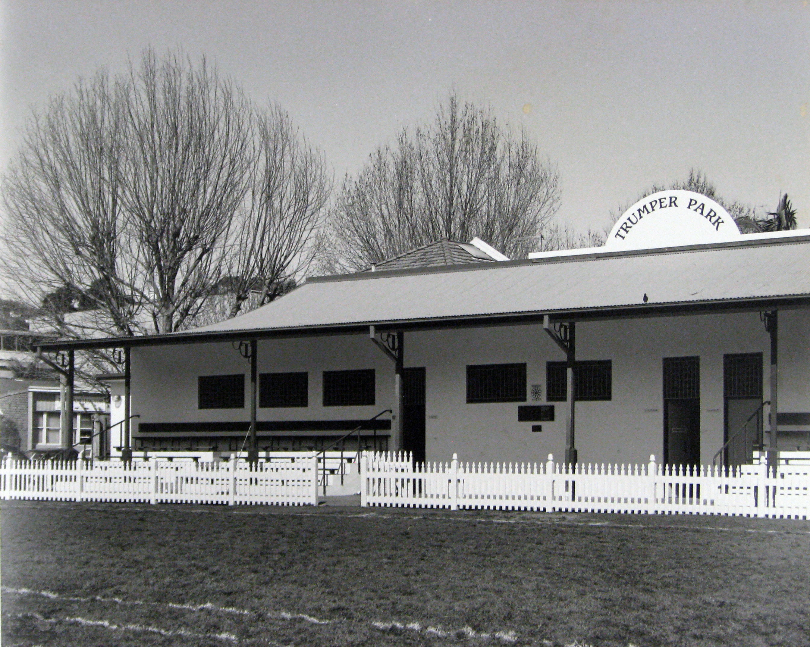 The pavilion at Trumper Park Oval 