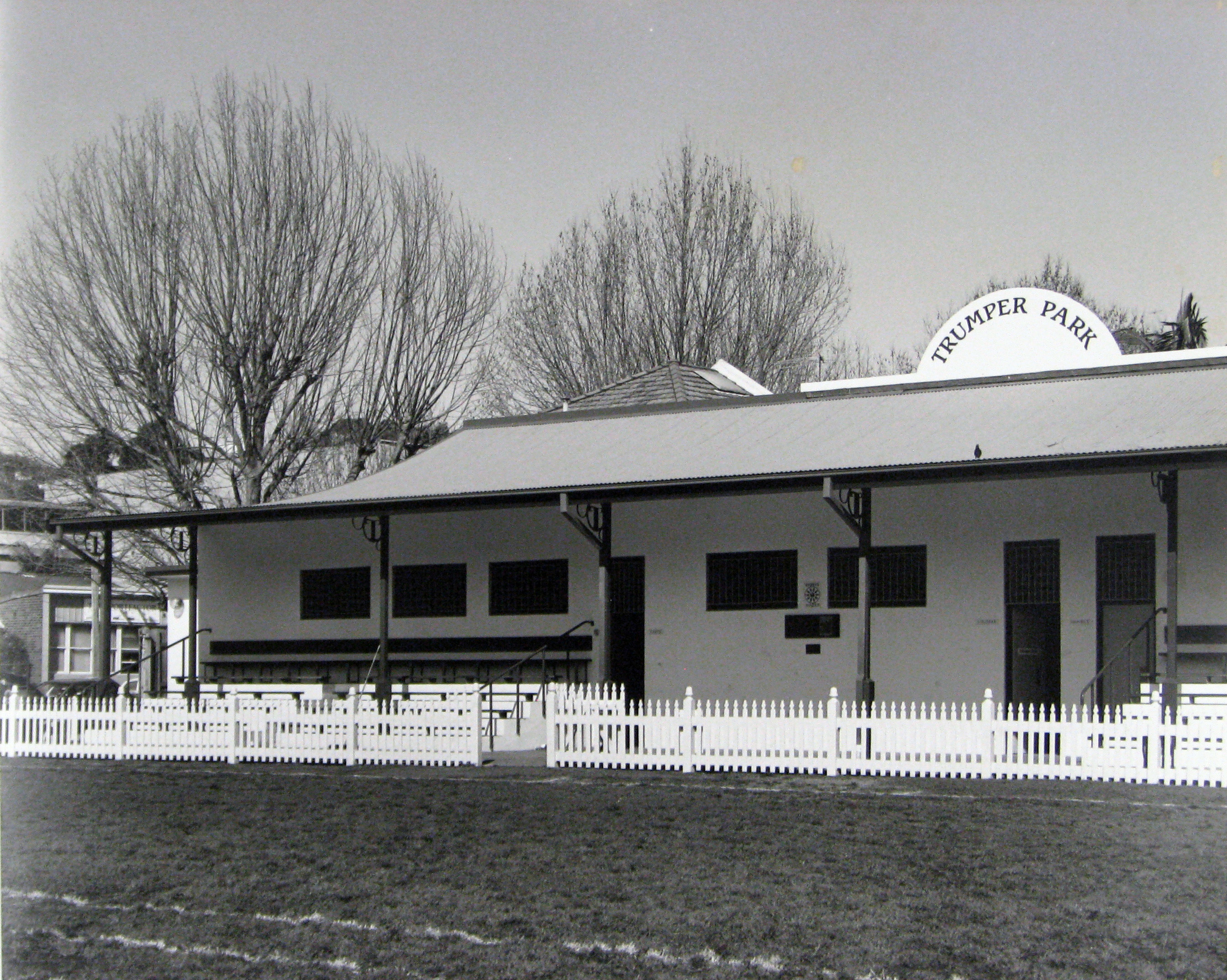 The pavilion at Trumper Park Oval