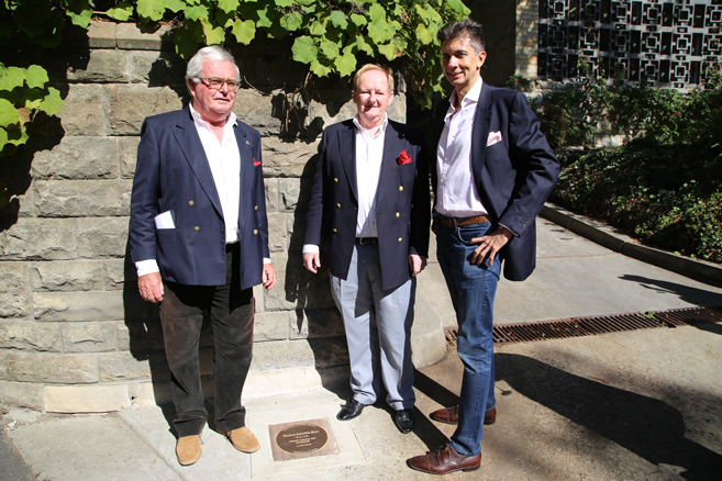 Thomas Sutcliffe Mort plaque unveiling