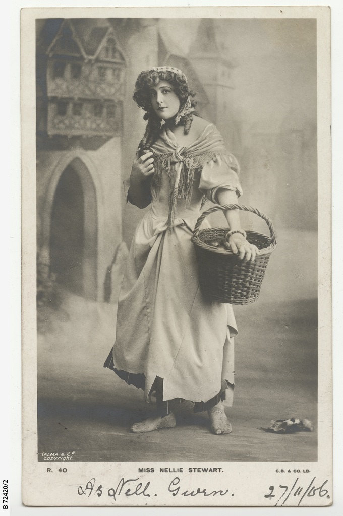 Nellie Stewart in her iconic role as Nell Gwunne