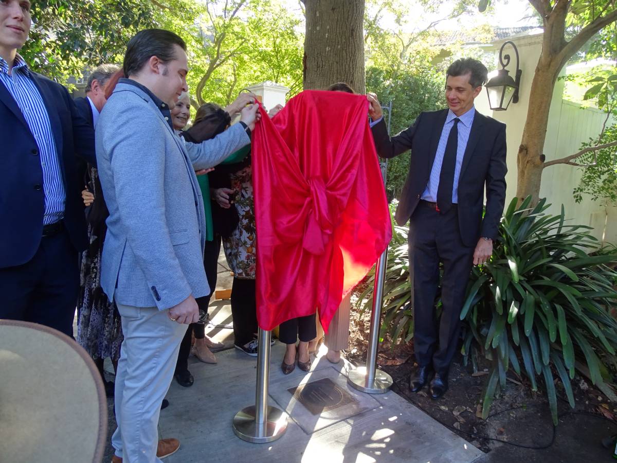 Jessie, Lady Street plaque unveiling