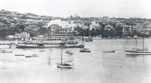 Ferry at Watsons Bay Wharf, date unknown