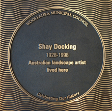 Shay Docking plaque