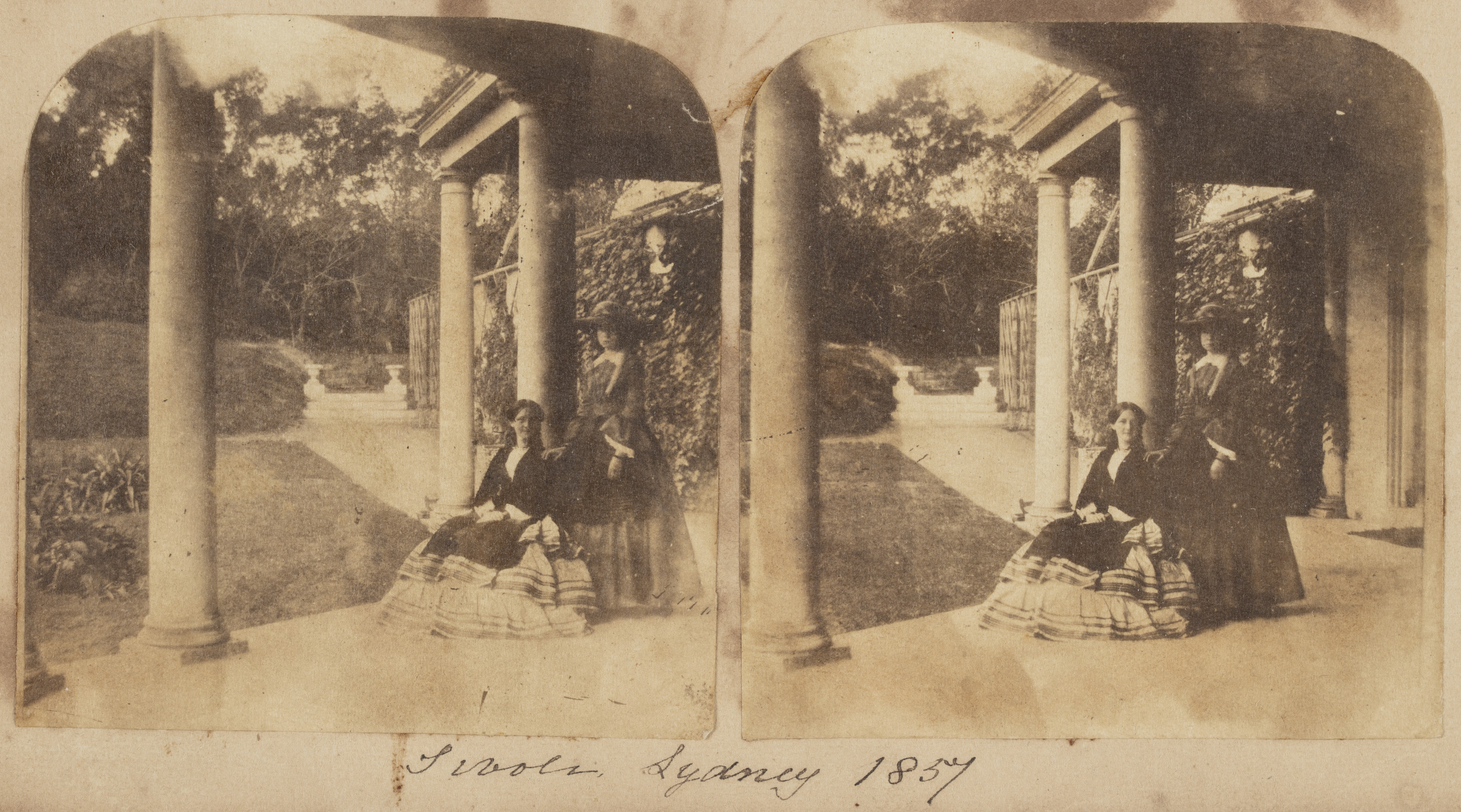 Tivoli Rose Bay 1857 103f Album-of-views, illustrations and Macarthur family photographs, 1857-66, 1879