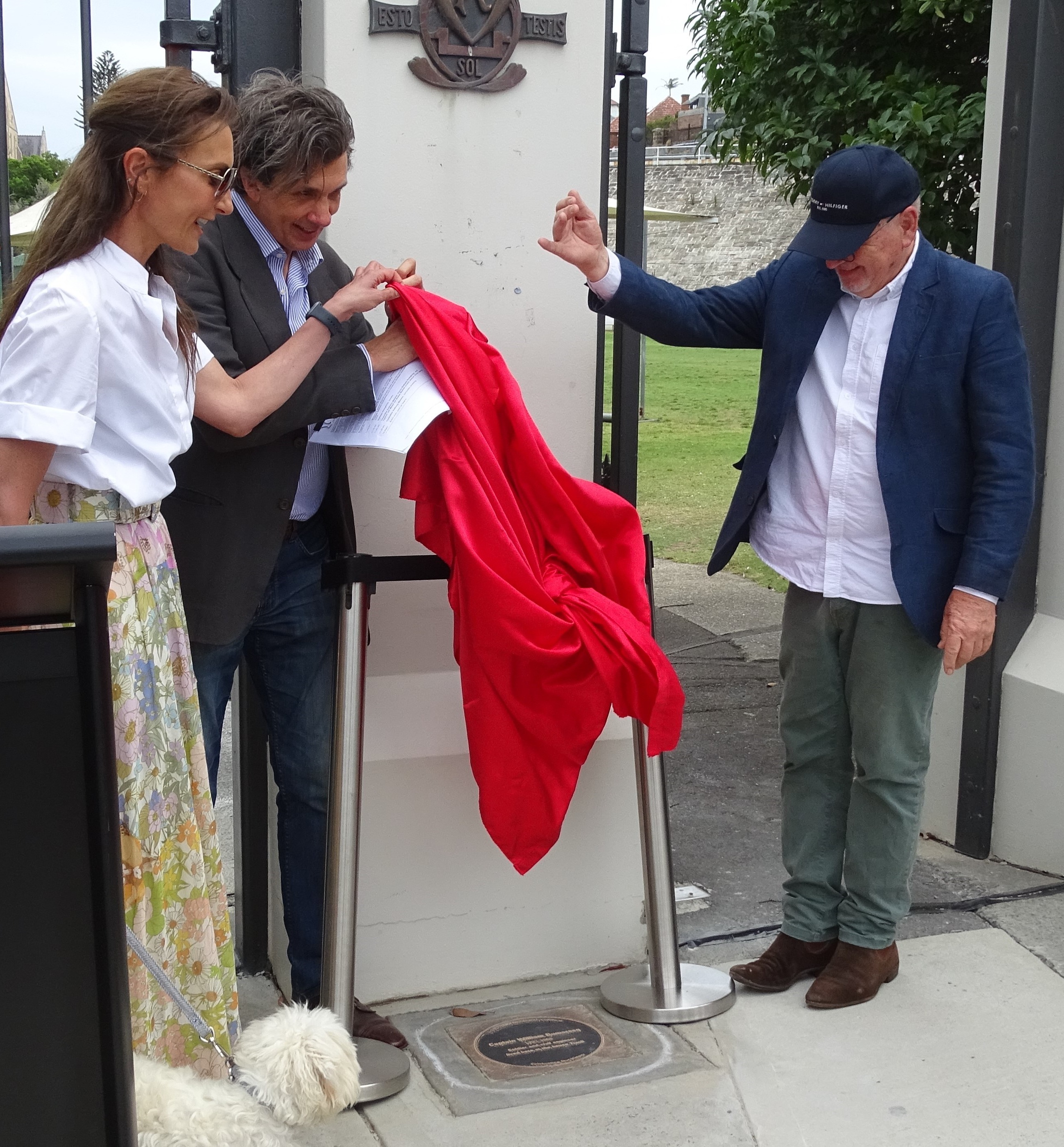 Captain William John Dumaresq plaque unveiling