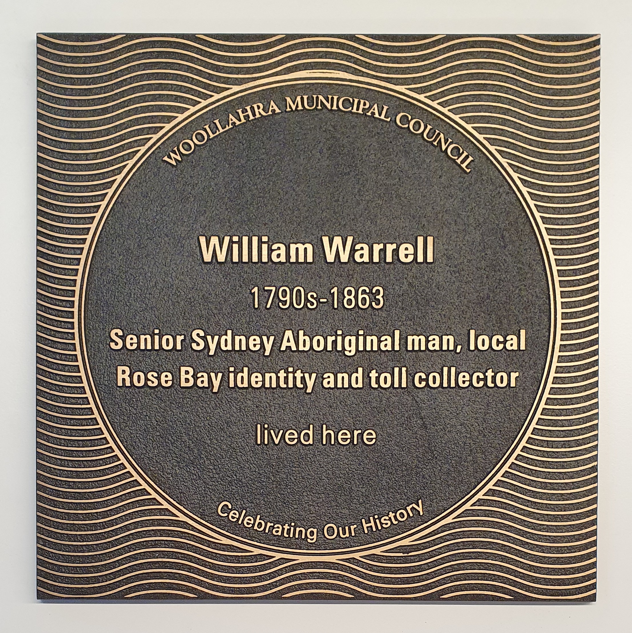 William Warrell plaque