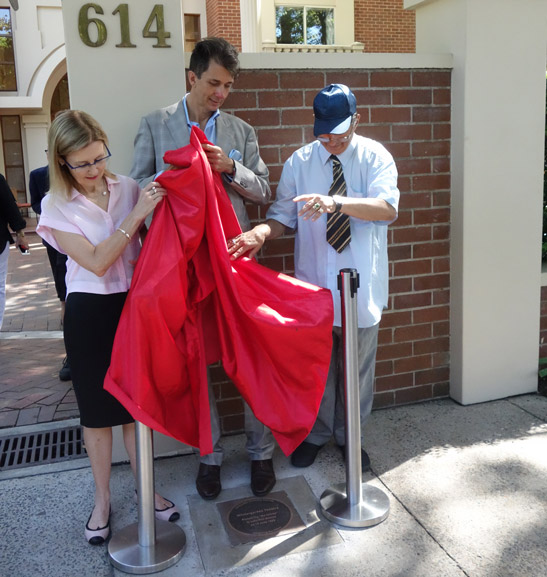 Wintergarden Theatre plaque unveiling