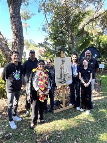 Guests from the Gujaga Foundation, Gamay Rangers and the La Perouse Local Aboriginal Land Council.